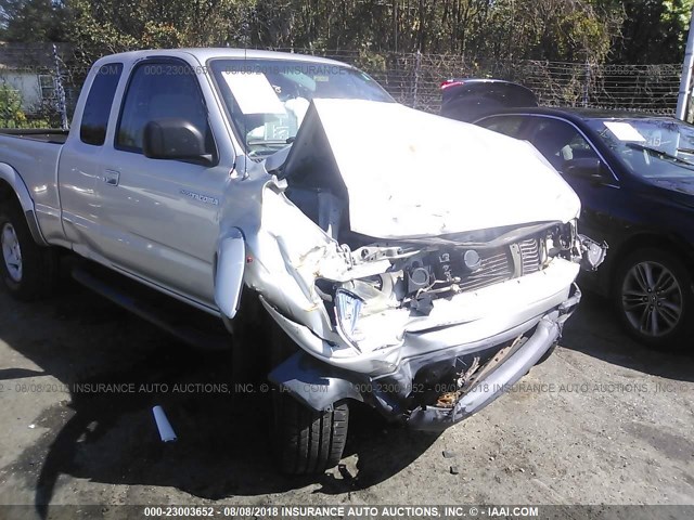 5TESN92N62Z048628 - 2002 TOYOTA TACOMA XTRACAB PRERUNNER ვერცხლისფერი ფოტო 6