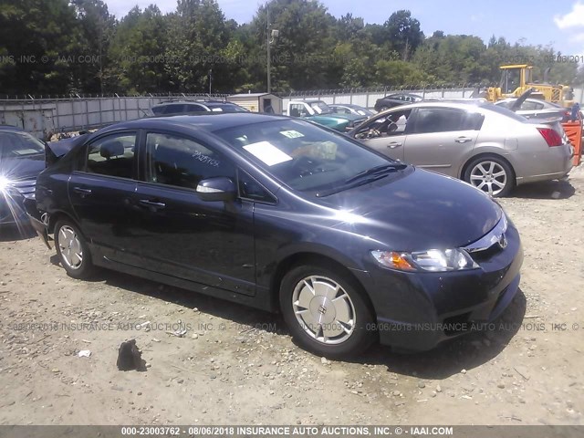 JHMFA3F24AS004106 - 2010 HONDA CIVIC HYBRID GRAY photo 1