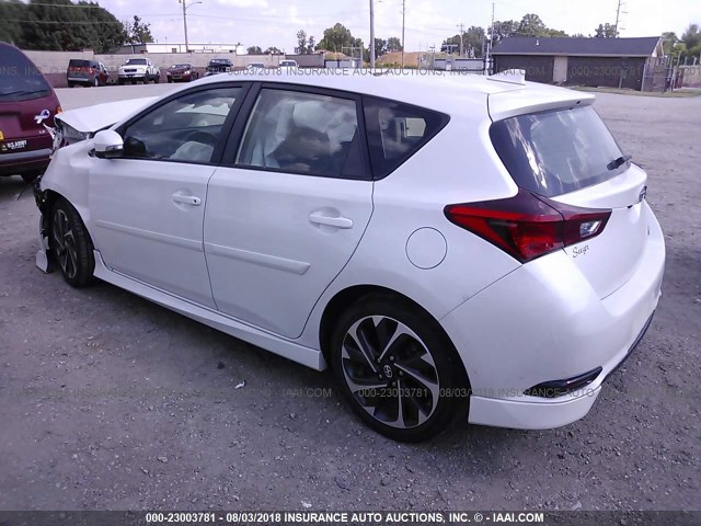 JTNKARJE5GJ515337 - 2016 TOYOTA SCION IM WHITE photo 3