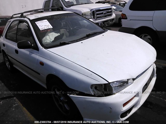 JF1GF4354YH807703 - 2000 SUBARU IMPREZA L WHITE photo 1