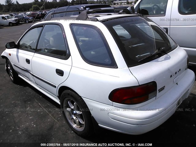 JF1GF4354YH807703 - 2000 SUBARU IMPREZA L WHITE photo 3