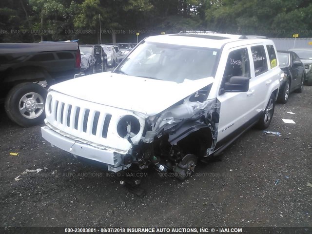 1C4NJRFB6HD177656 - 2017 JEEP PATRIOT LATITUDE WHITE photo 6