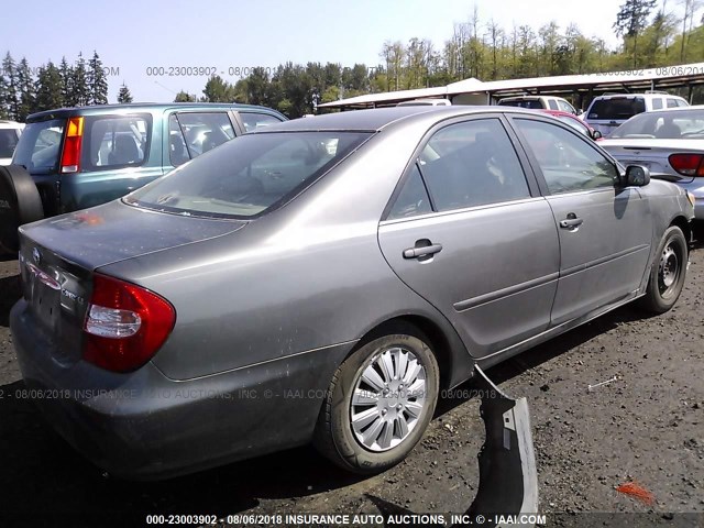 JTDBE32K620116882 - 2002 TOYOTA CAMRY LE/XLE/SE 灰色 照片 4