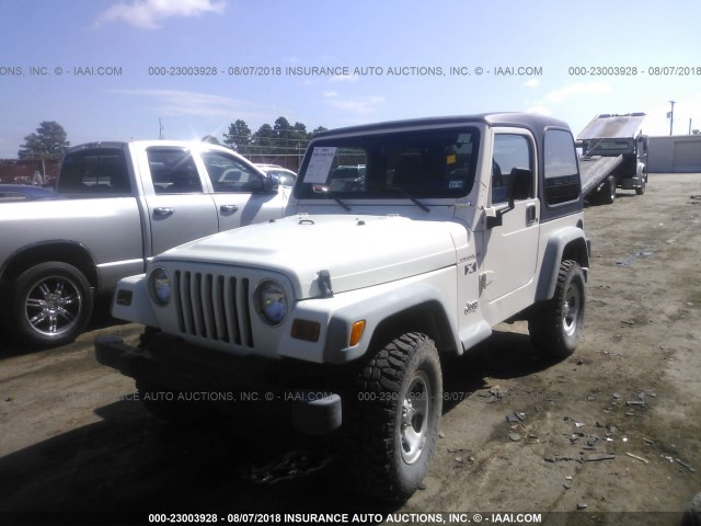 1J4FA39S42P770672 - 2002 JEEP WRANGLER / TJ X WHITE photo 2