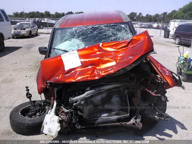 5J6YH28654L005872 - 2004 HONDA ELEMENT EX ORANGE photo 6