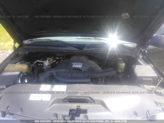 1GKEK63U62J142498 - 2002 GMC DENALI BLACK photo 10