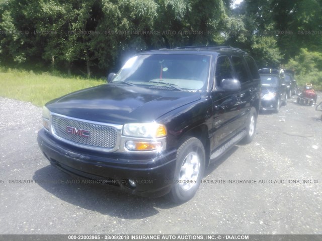 1GKEK63U62J142498 - 2002 GMC DENALI BLACK photo 2