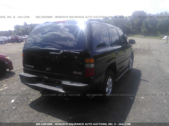 1GKEK63U62J142498 - 2002 GMC DENALI BLACK photo 4