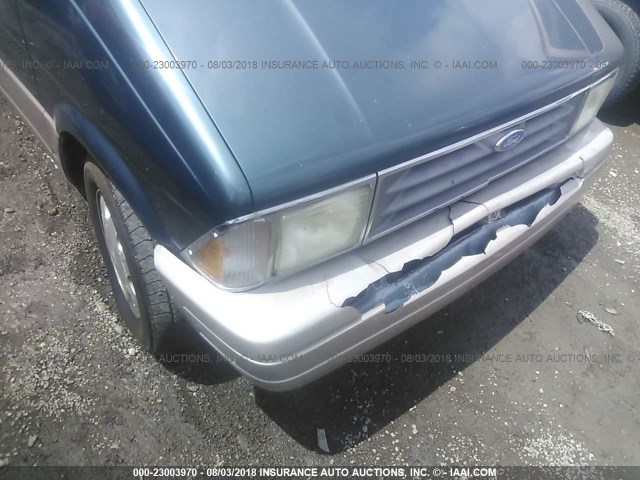 1FMDA31X3TZB74622 - 1996 FORD AEROSTAR GREEN photo 6