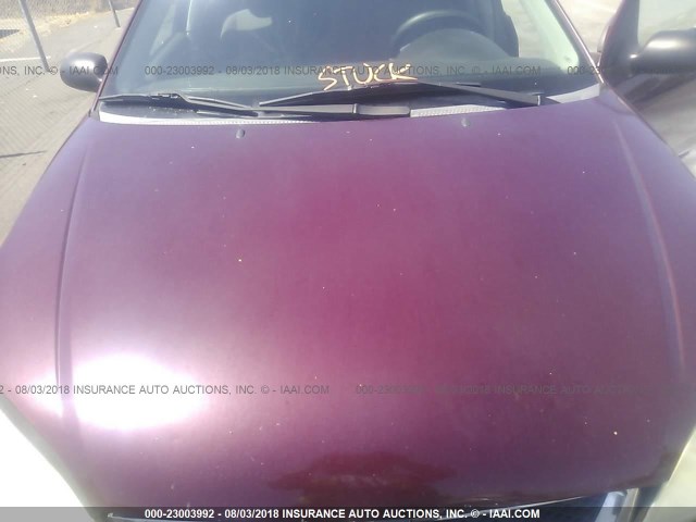 1FAFP34N97W108031 - 2007 FORD FOCUS ZX4/S/SE/SES MAROON photo 10