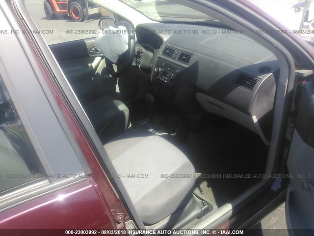 1FAFP34N97W108031 - 2007 FORD FOCUS ZX4/S/SE/SES 栗色 照片 5