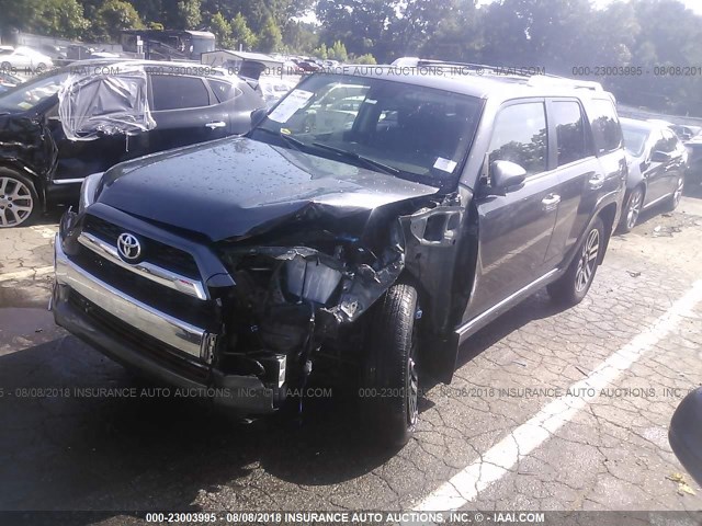 JTEBU5JR4G5293949 - 2016 TOYOTA 4RUNNER SR5 PREM/LTDL/TRAIL/TRD 灰色 照片 2