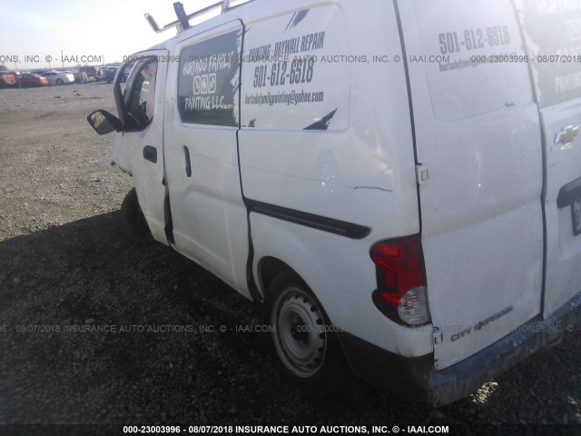 3N63M0YN6FK721245 - 2015 CHEVROLET CITY EXPRESS LS WHITE photo 3