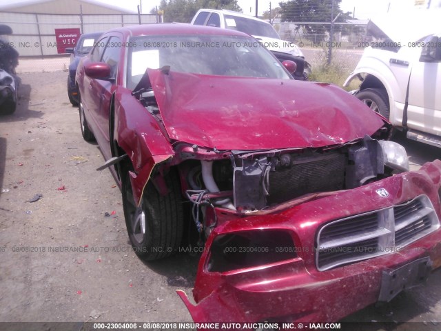 2B3CA3CV0AH308190 - 2010 DODGE CHARGER SXT RED photo 6