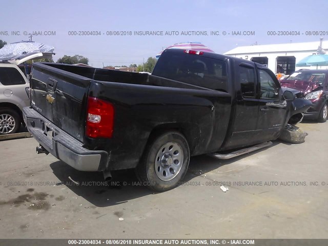 1GCRCREA8CZ348097 - 2012 CHEVROLET SILVERADO C1500  LS BLACK photo 4