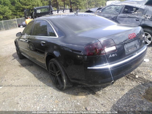 WAUMV44E37N024710 - 2007 AUDI A8 L QUATTRO BLACK photo 3