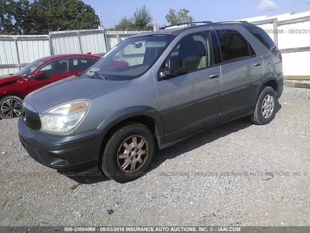 3G5DA03E74S578415 - 2004 BUICK RENDEZVOUS CX/CXL GRAY photo 2