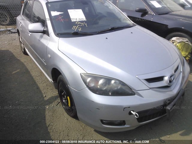 JM1BK344771726699 - 2007 MAZDA 3 HATCHBACK SILVER photo 6