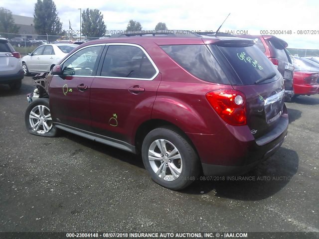 2CNALDEW6A6388047 - 2010 CHEVROLET EQUINOX LT RED photo 3