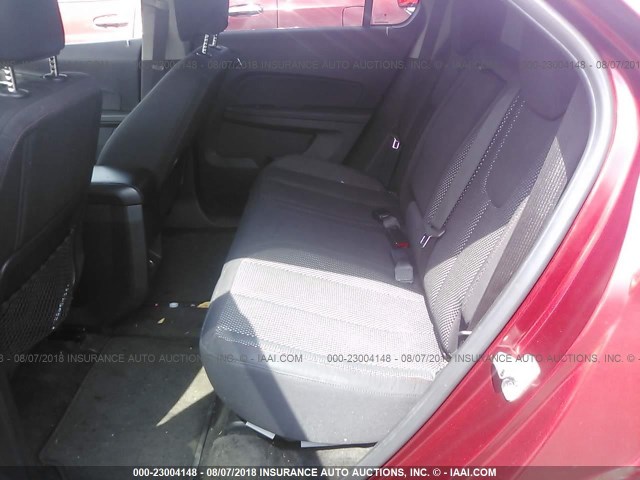 2CNALDEW6A6388047 - 2010 CHEVROLET EQUINOX LT RED photo 8