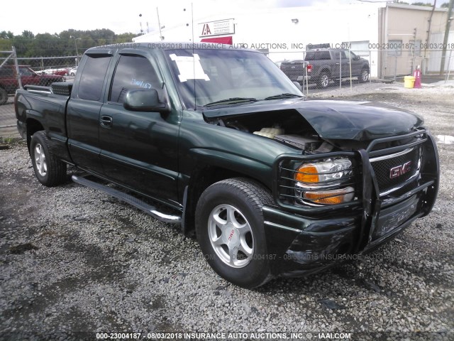 2GTEK69U811243294 - 2001 GMC SIERRA K1500 C3 GREEN photo 1