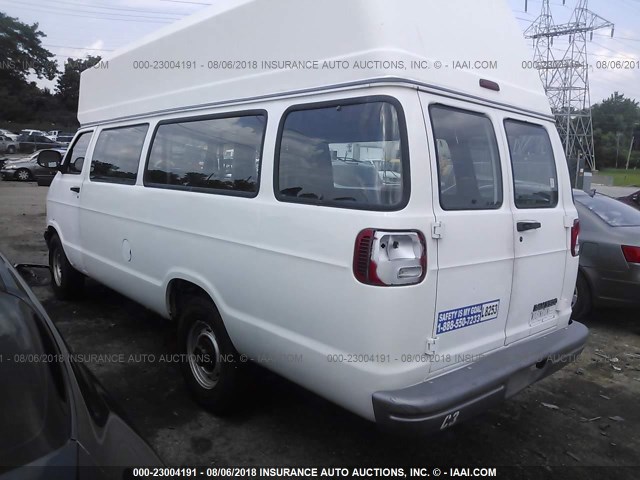 2B6LB31Z1XK555929 - 1999 DODGE RAM VAN B3500 WHITE photo 3