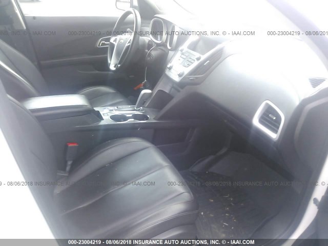 2GNFLHE30E6186132 - 2014 CHEVROLET EQUINOX LTZ WHITE photo 5