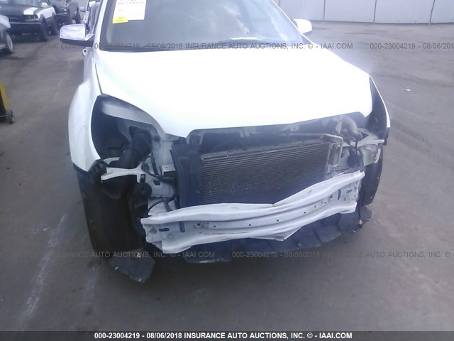 2GNFLHE30E6186132 - 2014 CHEVROLET EQUINOX LTZ WHITE photo 6