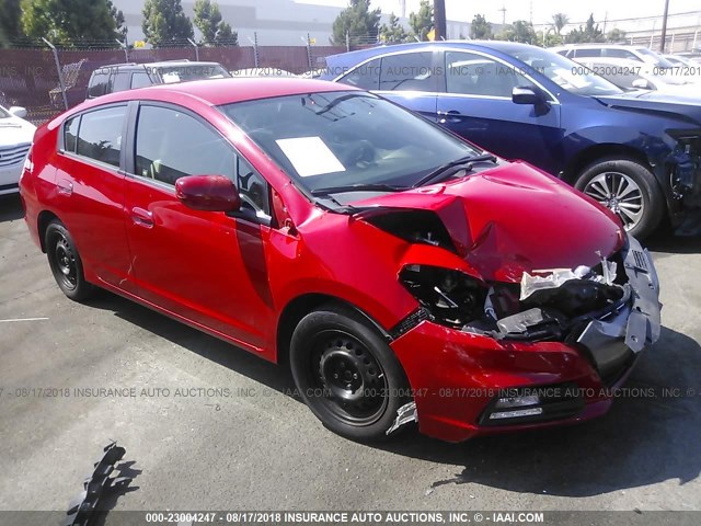 JHMZE2H35CS000702 - 2012 HONDA INSIGHT RED photo 1