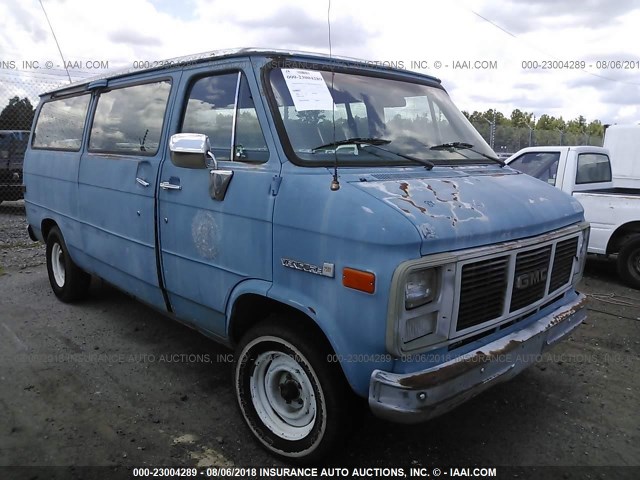 1GTEG25H5F7522795 - 1985 GMC VANDURA G2500 BLUE photo 1