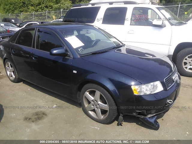 WAULC68E54A179169 - 2004 AUDI A4 1.8T QUATTRO Dark Blue photo 1