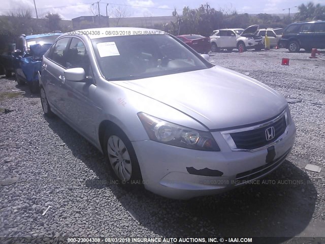 1HGCP2F31AA045614 - 2010 HONDA ACCORD LX SILVER photo 1