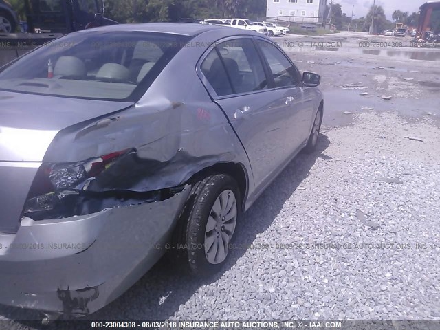 1HGCP2F31AA045614 - 2010 HONDA ACCORD LX SILVER photo 6