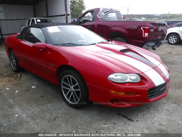 2G1FP32G822147260 - 2002 CHEVROLET CAMARO Z28 RED photo 1