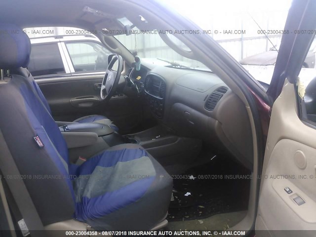 5TBBT44154S450622 - 2004 TOYOTA TUNDRA ACCESS CAB SR5 MAROON photo 5