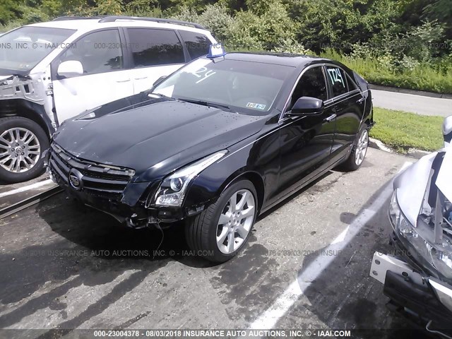 1G6AA5RX2E0191154 - 2014 CADILLAC ATS შავი ფოტო 2