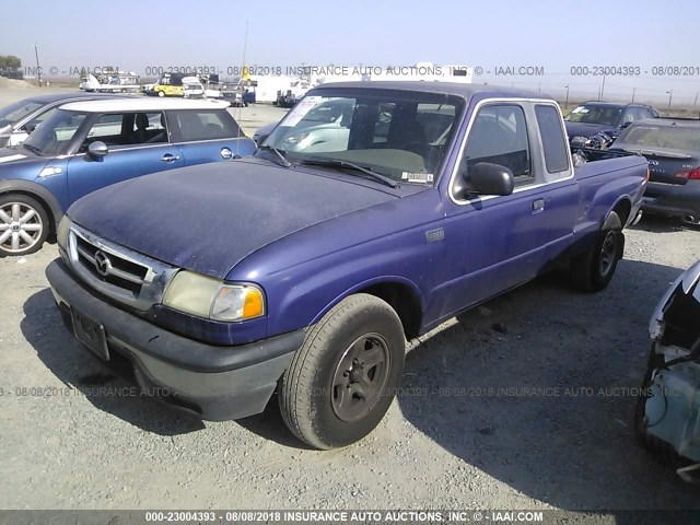 4F4YR16U51TM10003 - 2001 MAZDA B3000 CAB PLUS Dark Blue photo 2