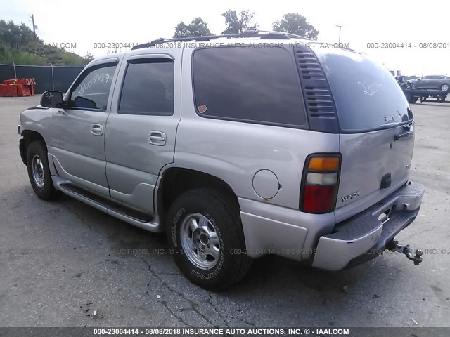 1GKEK63U84J262709 - 2004 GMC YUKON DENALI TAN photo 3