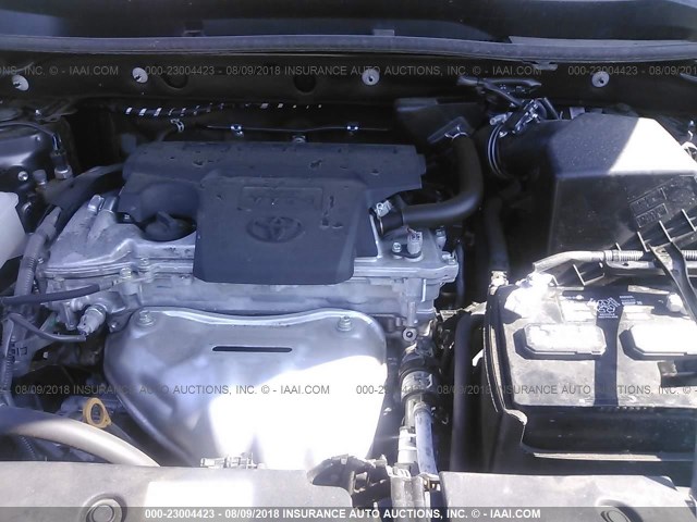 2T3RFREVXJW722104 - 2018 TOYOTA RAV4 ADVENTURE/XLE GRAY photo 10