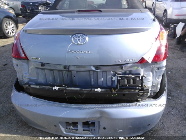 4T1FA38P96U081314 - 2006 TOYOTA CAMRY SOLARA SE/SLE Mavi foto 6