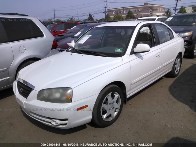 KMHDN46D96U317616 - 2006 HYUNDAI ELANTRA GLS/GT/LIMITED WHITE photo 2