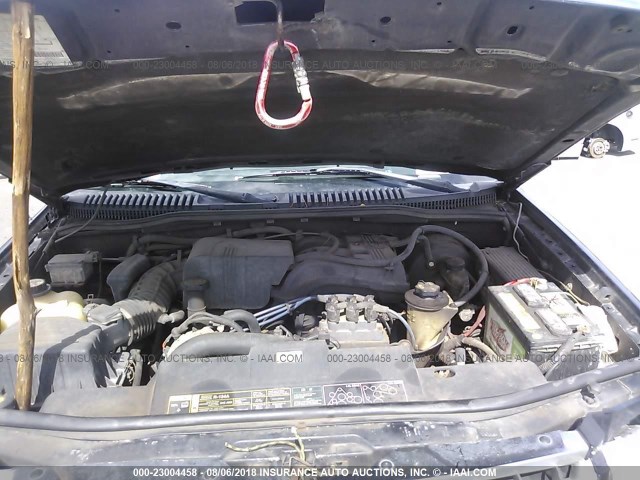 1FMZU73K83UA29854 - 2003 FORD EXPLORER XLT/XLT SPORT/NBX BLACK photo 10