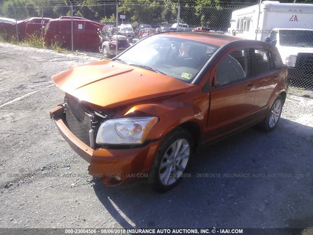 1B3CB5HA5BD168487 - 2011 DODGE CALIBER HEAT ORANGE photo 2