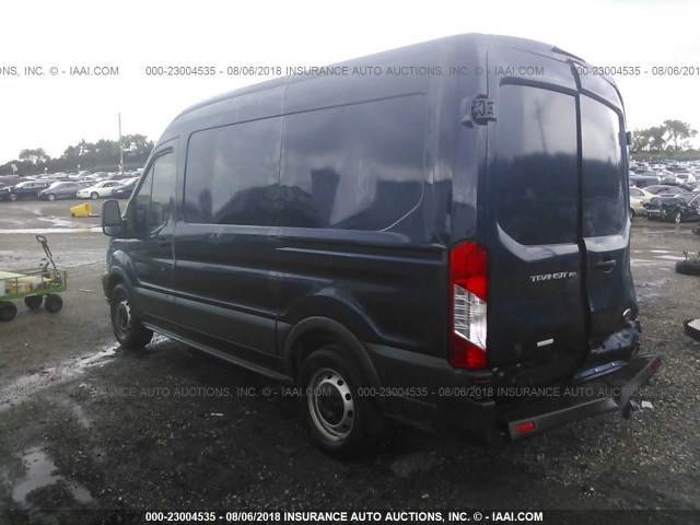 1FTNE1CG1FKA69492 - 2015 FORD TRANSIT T-150 BLUE photo 3