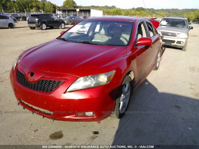 4T1BE46K77U161910 - 2007 TOYOTA CAMRY NEW GENERAT CE/LE/XLE/SE RED photo 2