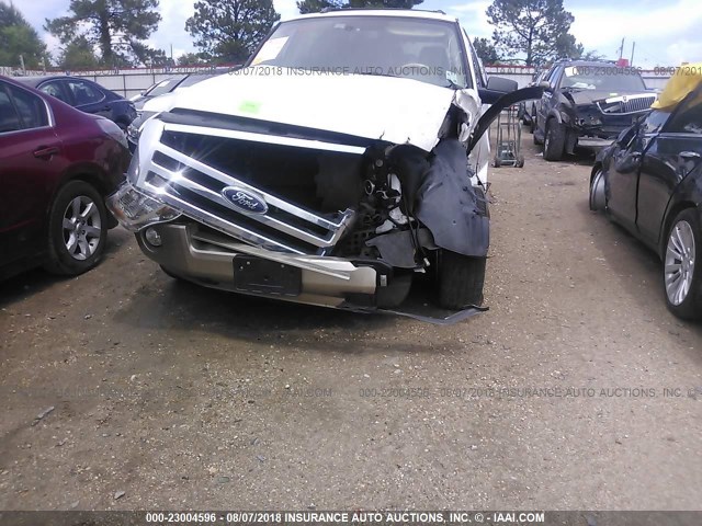 1FMJU1H51BEF42143 - 2011 FORD EXPEDITION XLT/KING RANCH WHITE photo 6