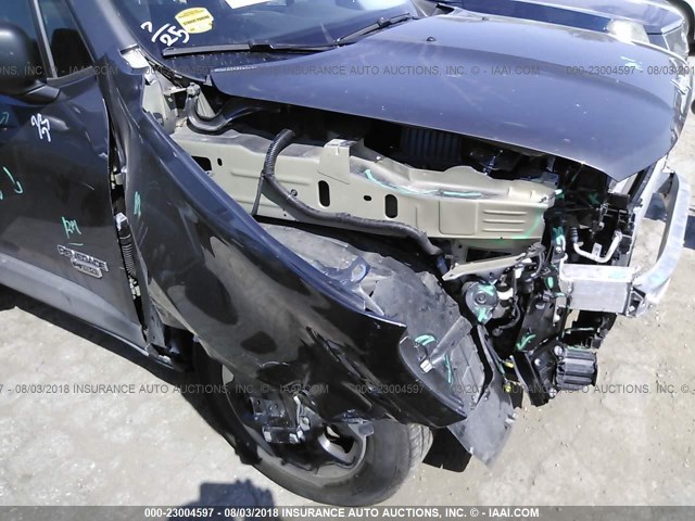 ZACCJAAB6HPE43422 - 2017 JEEP RENEGADE SPORT Մոխրագույն լուսանկար 6