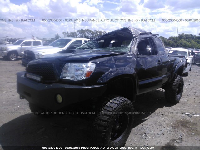 5TEUU42N78Z557862 - 2008 TOYOTA TACOMA ACCESS CAB Schwarz Foto 2