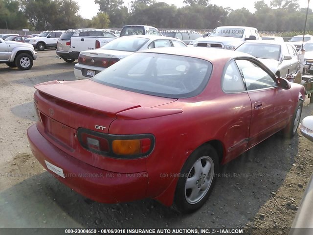 JT2ST87FXN0104276 - 1992 TOYOTA CELICA GT RED photo 4