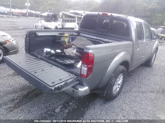 1N6AD0ER8GN742401 - 2016 NISSAN FRONTIER S/SV/SL/PRO-4X GRAY photo 4